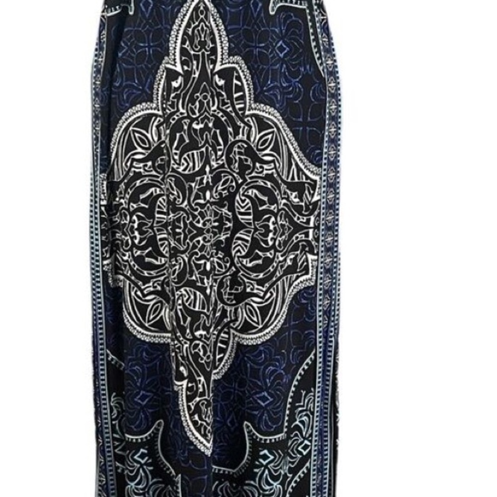 White House Black Market Women's Halter Maxi Dress Paisley Multicolor Size S - Picture 6 of 10